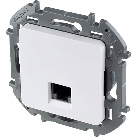 Информационная розетка RJ 45 - категория 6 - UTP - INSPIRIA - белый