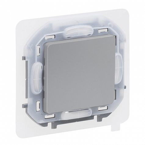 Переключатель IP44 - INSPIRIA - 10 AX - 250 В~ - алюминий