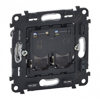 Розетка двойная компьютерная RJ45 UTP кат.6 Legrand Valena IN'MATIC