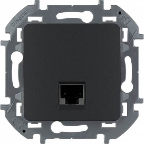 Информационная розетка RJ 45 - категория 6 - UTP - INSPIRIA - антрацит
