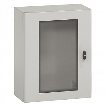 Металлический шкаф Atlantic IP66 IK10 RAL 7035 800x600x300 стеклянная дверь. Legrand 