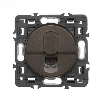 Розетка компьютерная RJ 45 FTP категории 6 Графит. Celiane. Legrand