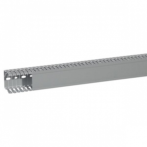 Кабель-канал перфорированный Transcab 60x60 мм, Серый. Legrand