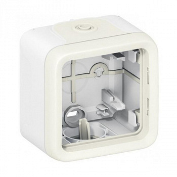 Монтажная коробка 1 пост Белый. Plexo(мембр. сальники),IP55. Legrand арт 069689