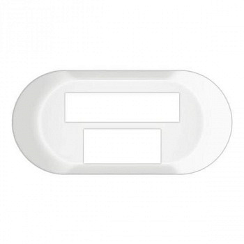 Лицевая панель коммутатора на 6 портов RJ 45 Ethernet 10/100 base T Кат. № 0 673 61  Белый. Celiane. Legrand