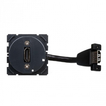 Розетка аудио/видео HDMI подключение кабелем. Legrand Celiane