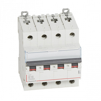 Автоматический выключатель DX3 10000 16kA 16A 4П тип В. Legrand