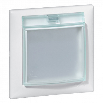 Valena Classic DIY Рамка 1 пост, IP44, с крышкой, Белый Legrand арт 695643