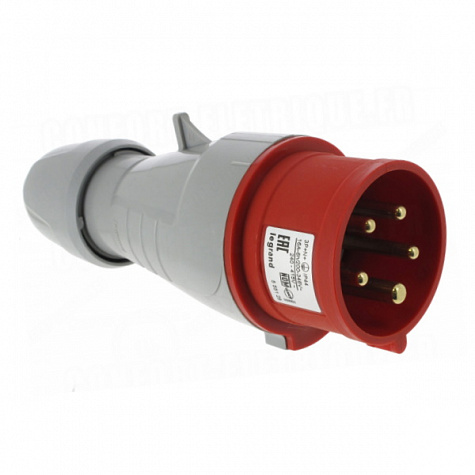 Прямая вилка IP44 380/415В 16A 3К+Н+З P17 Tempra Pro. Legrand