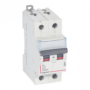 Автоматический выключатель DX3 10000 16kA 3A 2П тип С. Legrand