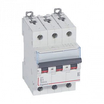Автоматический выключатель DX3 6000 10kA 1A 3П тип В. Legrand