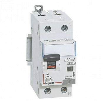 Дифференциальный автомат DX3 30mA 16A 1П+N Тип A