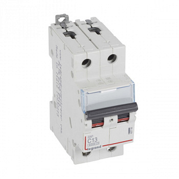 Автоматический выключатель DX3 6000 10kA 13A 2П тип С. Legrand