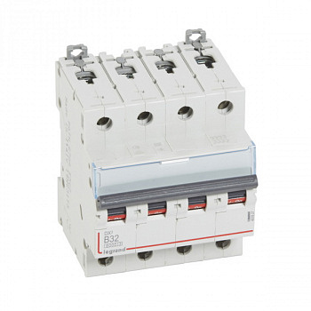 Автоматический выключатель DX3 6000 10kA 32A 4П тип В. Legrand