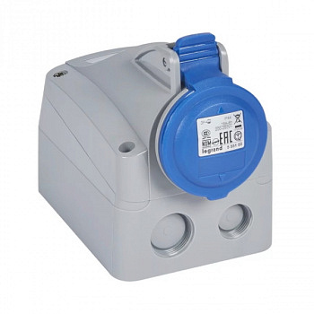 Розетка накладная IP44 200/250В 16A 3К+З P17 Tempra Pro. Legrand