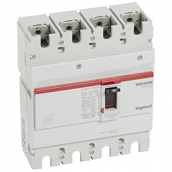 Legrand DRX250 фиксированный 4P 175А 25кА