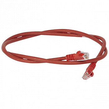 Патч-корд U/UTP кат. 6 LSZH 2м красный. Legrand