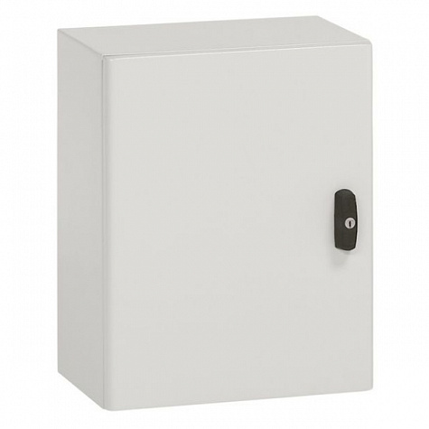 Металлический шкаф Atlantic IP66 IK10 RAL 7035 400x300x160 вертикальный. Legrand 
