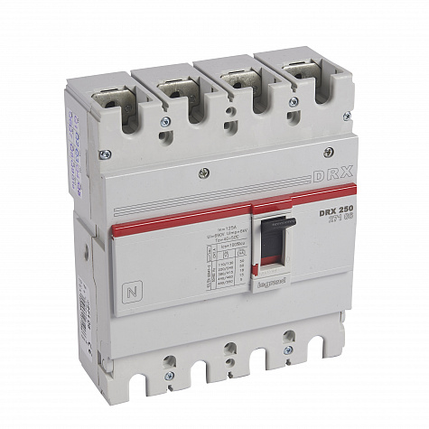 Legrand DRX250 термомагнитный 125A 4П 18KA