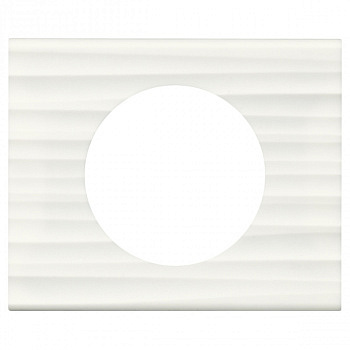 Рамка 1 пост Corian Белый Рельеф. Legrand Celiane