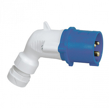 Вилка мобильная угловая 16А 2К+З 230В IP44 P17 Tempra Pro. Legrand