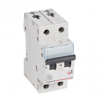 Автоматический выключатель TX3 6kA 63A 2П тип В. Legrand