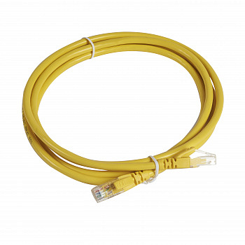 Legrand Патч-корд U/UTP 6а PVC 2м жёлт.