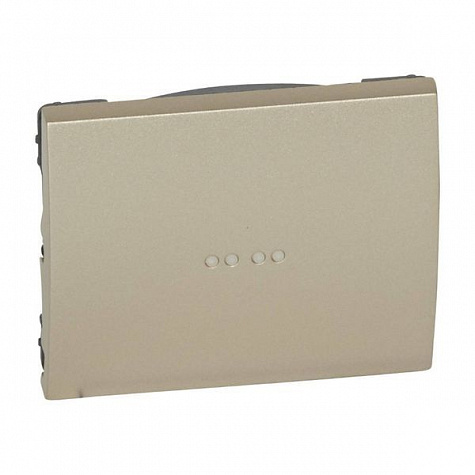 Клавиша простая с индикацией. Титан. Legrand Galea Life