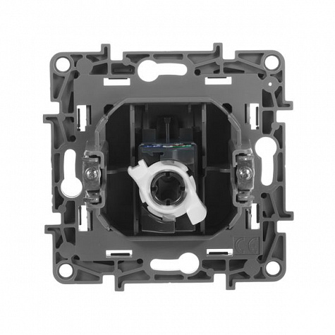 Розетка компьютерная RJ45 UTP кат.5e Антрацит. Legrand Etika