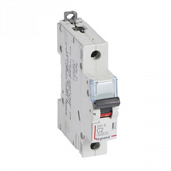 Автоматический выключатель DX3-E 6000 6kA 2A 1П тип С. Legrand арт 407257