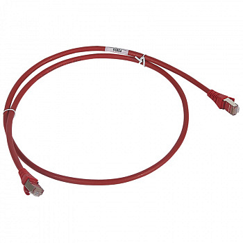 Legrand Коммутационный шнур RJ 45 категория 6 F/UTP LSZH экранированный 2 м красный