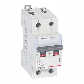 Автоматический выключатель DX3 10000 16kA 2A 2П тип С. Legrand