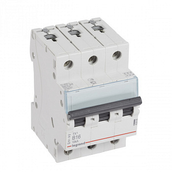 Автоматический выключатель TX3 10kA 16A 3П тип В. Legrand