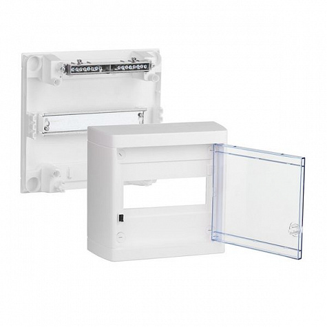 Щит Nedbox нав. 1х8м прозр.дв N+PE Legrand арт 601245
