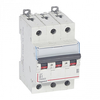 Автоматический выключатель DX3 10000 16kA 1A 3П тип В. Legrand