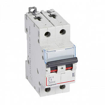 Автоматический выключатель DX3-E 6000 6kA 1A 2П тип С. Legrand