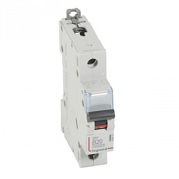 Автоматический выключатель DX3 10000 16kA 20A 1П тип В. Legrand арт 408873