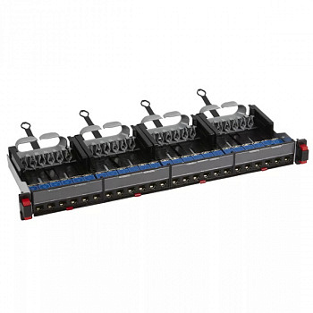 Патч-панель укомплектованная-19''-1U-категория 6-UTP-24xRJ 45. Legrand