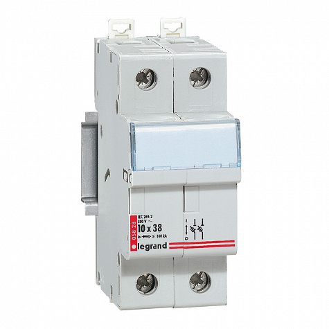 Держатель плавких вставок 2Р 10Х38 Legrand арт 005828