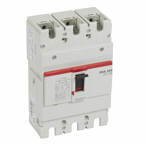 Legrand DRX250 термомагнитный 200A 3П 18KA