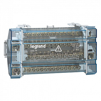 Модульный распределительный блок 4П 160A 15 подключений. Legrand
