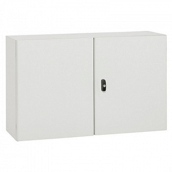 Металлический шкаф Atlantic IP55 IK10 RAL 7035 1000x1200x300 горизонтальный 2 двери. Legrand
