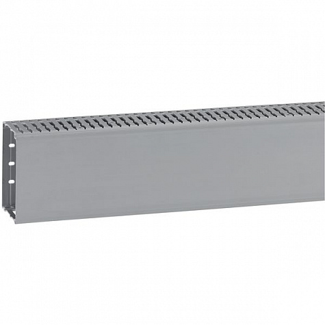 Кабель-канал перфорированный Transcab 120x80 мм, Серый. Legrand