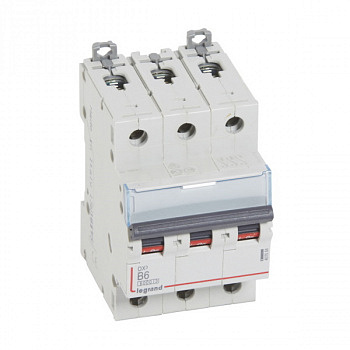 Автоматический выключатель DX3 6000 10kA 6A 3П тип В. Legrand