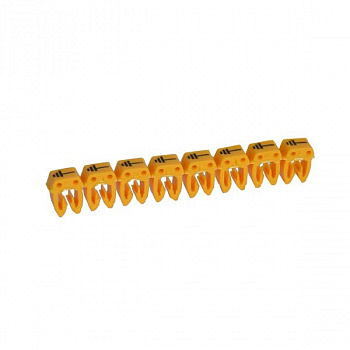 Маркер CAB 3 условное обозначение для кабеля 0,15-0,5мм² "земля". Желтый. Legrand