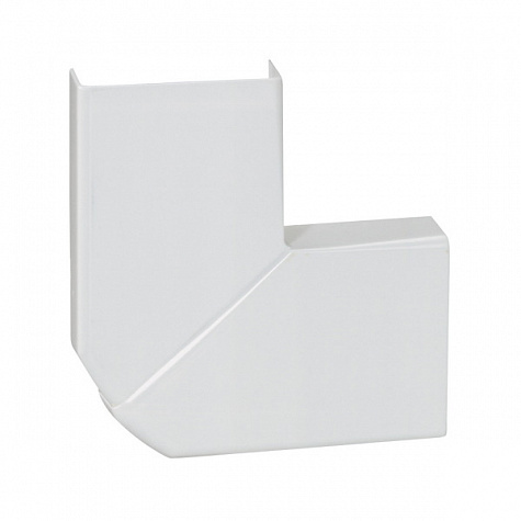 Угол плоский переменный для мини-плинтусов DLPlus 60x16/20 Белый. Legrand