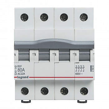 Legrand RX3 Выкл.-разъедин.4П 80A
