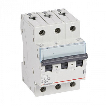 Автоматический выключатель TX3 10kA 32A 3П тип С. Legrand