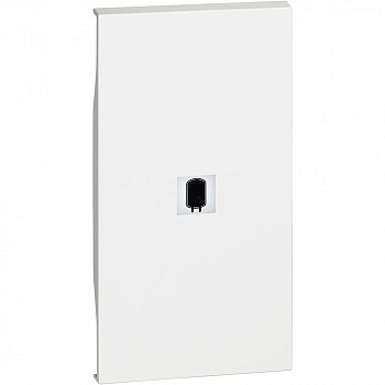 Лицевая панель с символом "бойлер" для выключателей и переключателей 2 модуля Цвет белый LIVING NOW