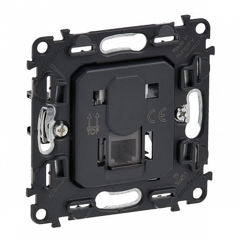 Розетка телефонная RJ11 Legrand. Valena IN'MATIC арт 753068